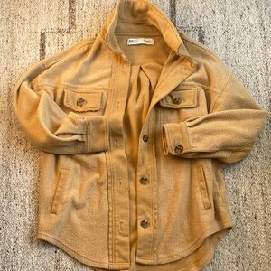BKE Women's Camel Teddy Jacket